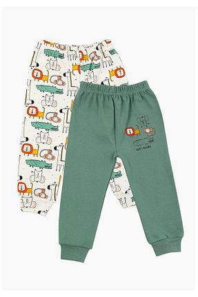 پائین تنه راحتی سبز بچه گانه %100 پنبه Luggi Baby - کد 957675837
