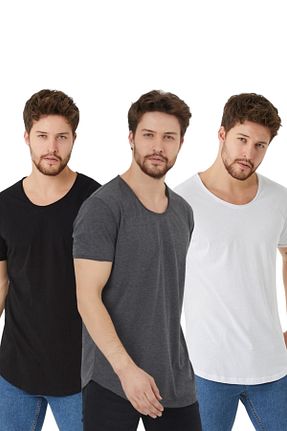 تیشرت مشکی مردانه اورسایز COOL TARZ - کد 957801917