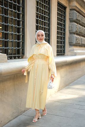لباس حجاب زرد زنانه رگولار LOCCO - کد 958138841