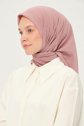 روسری صورتی شیفون Madame Polo - کد 958140771