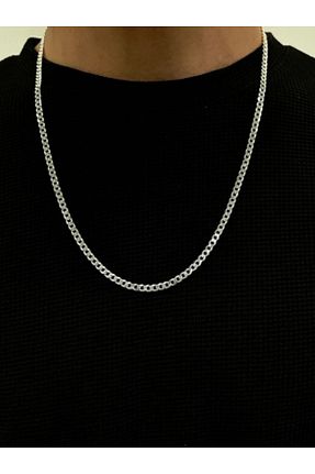 گردنبند نقره طوسی مردانه 925 عیار Siset Gümüş - کد 939163514