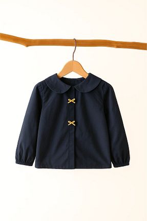 پیراهن سرمه ای بچه گانه رگولار Angel&Co. Girls Clothing - کد 929683083