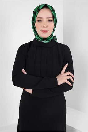 روسری مشکی پلی استر Alvina - کد 817395090