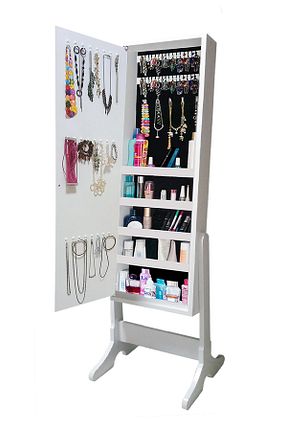 کمد جواهرات و اکسسوری سفید Suntalam First Mobilya - کد 99746504