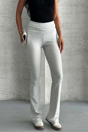 ساق شلواری طوسی زنانه بافت macharel jeans - کد 955467958