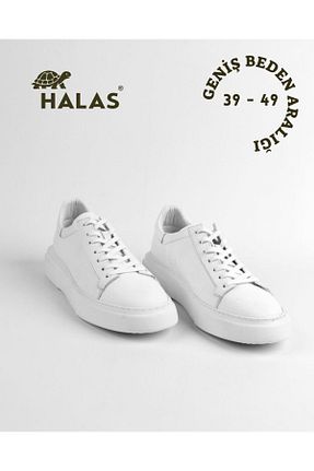 کفش کژوال سفید مردانه چرم خالص HALAS - کد 941148987