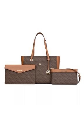 کیف دوشی قهوه ای زنانه چرم مصنوعی Michael Kors - کد 955703780