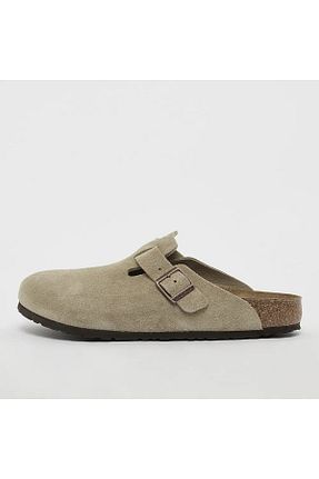 دمپائی بژ زنانه پاشنه تخت Birkenstock - کد 954024