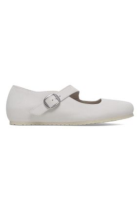صندل طوسی زنانه پاشنه تخت Birkenstock - کد 954345985