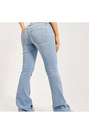 شلوار جین آبی زنانه پاچه اسپانیولی VibeGaia - کد 939832565