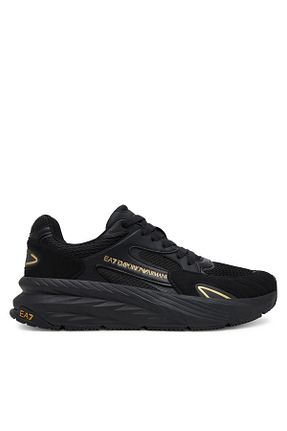کفش اسنیکر مشکی مردانه بند دار Emporio Armani - کد 947992589