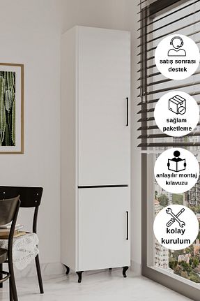 کابینت چند منظوره سفید Suntalam DEWOODY - کد 756652727