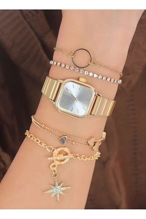 ساعت مچی طلائی زنانه 31-35 میلی متر Leerybee - کد 676506970