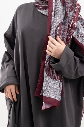 لباس حجاب مشکی زنانه اورسایز Vauva - کد 933263741