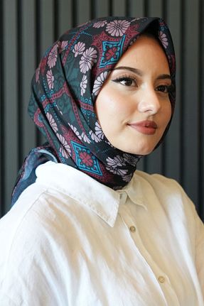 روسری رنگی پنبه پلی استر Eşarp Sokağı - کد 927628130
