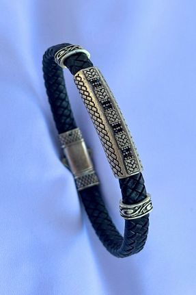 دستبند جواهر مشکی مردانه زیرکن Begondio - کد 953348340