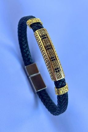دستبند جواهر مشکی مردانه زیرکن Begondio - کد 953348683