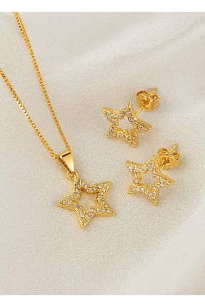 گردنبند جواهر متالیک زنانه زیرکن monalisatoka - کد 957061326