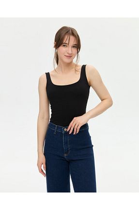 رکابی مشکی زنانه یقه مربعی Ayma Active - کد 250186108