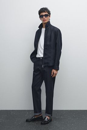 شلوار جین مشکی مردانه پنبه ای Massimo Dutti - کد 901390698