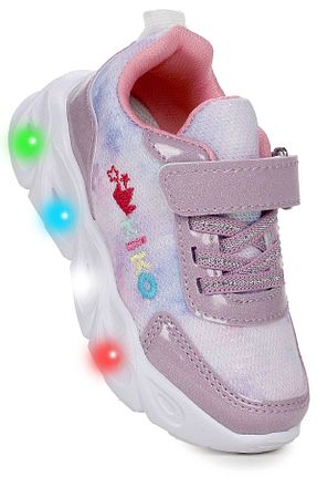 کفش اسنیکر بنفش بچه گانه چسبی Kiko Kids - کد 938393237