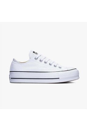 کفش اسنیکر سفید زنانه بند دار Converse - کد 4921578
