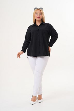 پیراهن سایز بزرگ مشکی زنانه سایز بزرگ Patika - کد 344316104