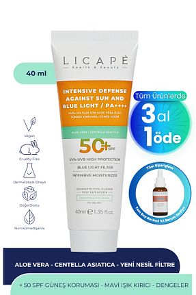 کرم ضد آفتاب صورت SPF 50 + Licape - کد 654406330