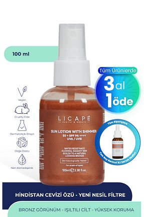 کرم ضد آفتاب بدن SPF 50 + Licape - کد 819582387