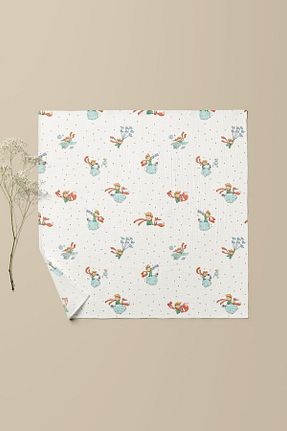 پارچه موسیلین سفید fevale - کد 795271627