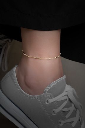 خلخال نقره زرد زنانه So Chic - کد 856449165