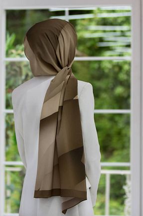 شال بژ زنانه Medine İpeği Vissona - کد 869979660