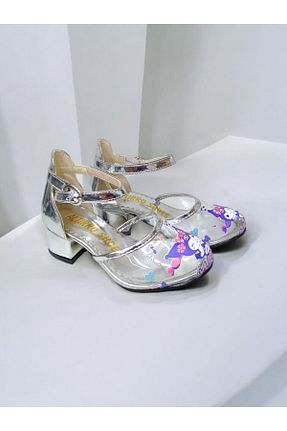 کفش مجلسی صورتی بچه گانه چرم مصنوعی PATİK BEBE - کد 800199357