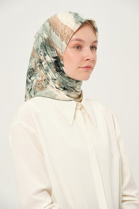 روسری سبز 90 x 90 Madame Polo - کد 956380822