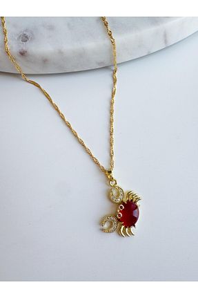 گردنبند جواهر رنگی زنانه سنگ طبیعی VenüsDesign - کد 956518120