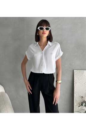 پیراهن سفید زنانه Fitted Maison La Femme - کد 956684508