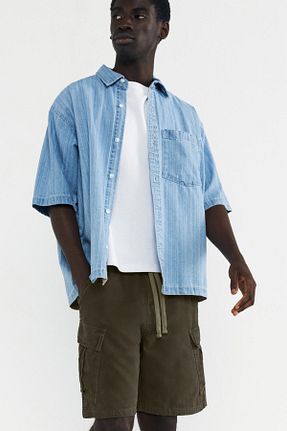 شلوارک و برمودا سبز مردانه Pull & Bear - کد 956812962