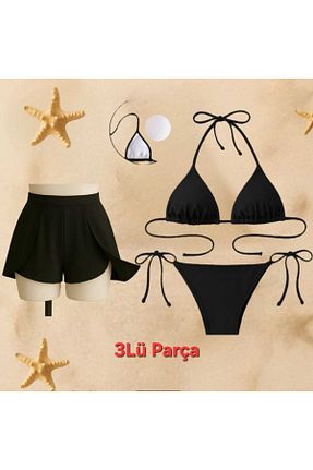 شلوارک ساحلی رنگی زنانه مخلوط پلی استر Stail Moda - کد 957262591