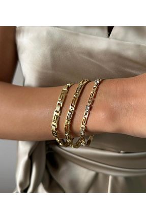 دستبند استیل (فولاد) رنگی زنانه استیل ضد زنگ İNN JEWELLERY - کد 956940883