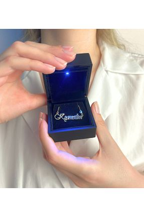 گردنبند نقره زرد زنانه 925 عیار Şimal Silver - کد 956997747