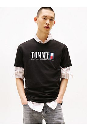 تیشرت مشکی مردانه رگولار Tommy Hilfiger - کد 936579091