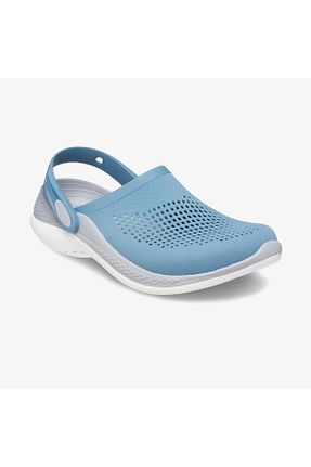 صندل فیروزه ای مردانه پاشنه پلتفرم Crocs - کد 957033596
