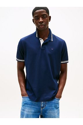 پولوشرت آبی مردانه رگولار Tommy Hilfiger - کد 936579010