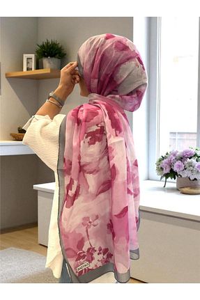 شال رنگی زنانه پنبه ای Baştacı - کد 957058087