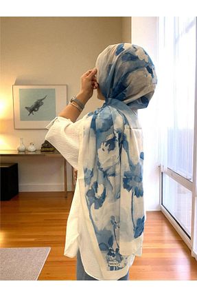 شال رنگی زنانه پنبه ای Baştacı - کد 957058093
