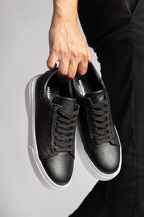کفش اسنیکر رنگی مردانه چرم اصل maximoda - کد 957211984