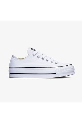 کفش اسنیکر سفید زنانه بند دار Converse - کد 4921578