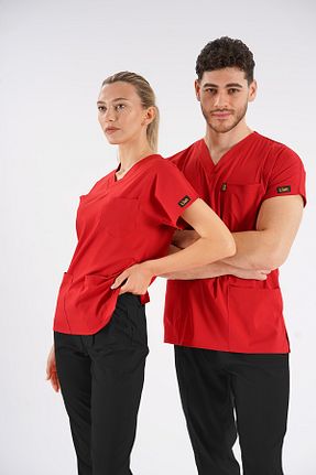 لباس کار قرمز Lion Üniforma - کد 957618216