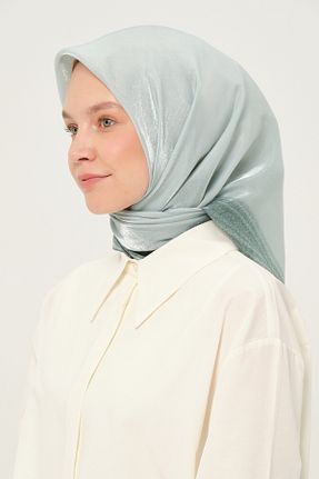 روسری سبز پنبه ای Madame Polo - کد 957691255