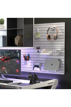 نظم دهنده رو میزی سفید SMİLESEPET - کد 958028497